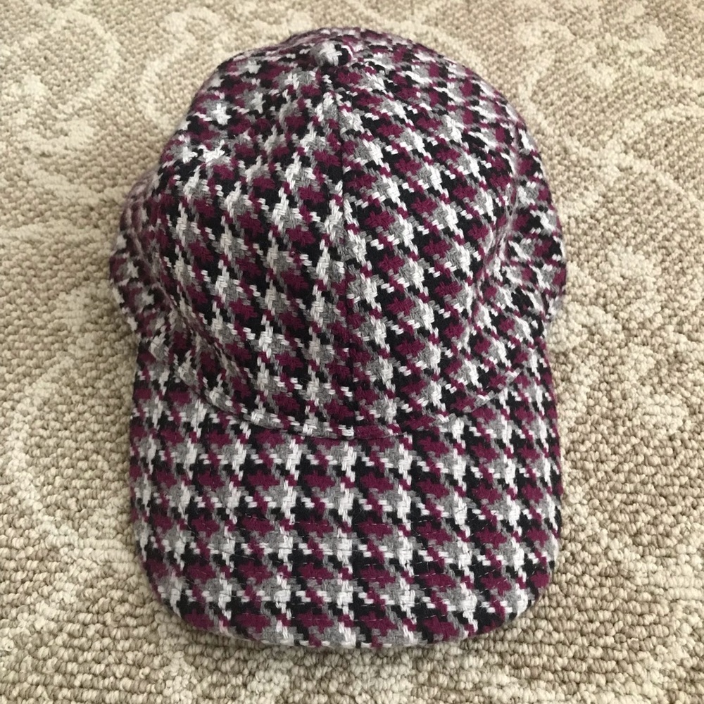 J. Crew Houndstooth Baseball Hat